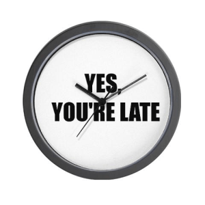 The clock says it all